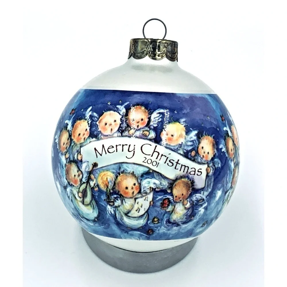 Vintage Hallmark Keepsake Mary Hamilton Angel Chorus Choir Ornament 2001‎ NIB